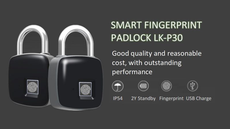 LK-P30-Fingerprint Padlock