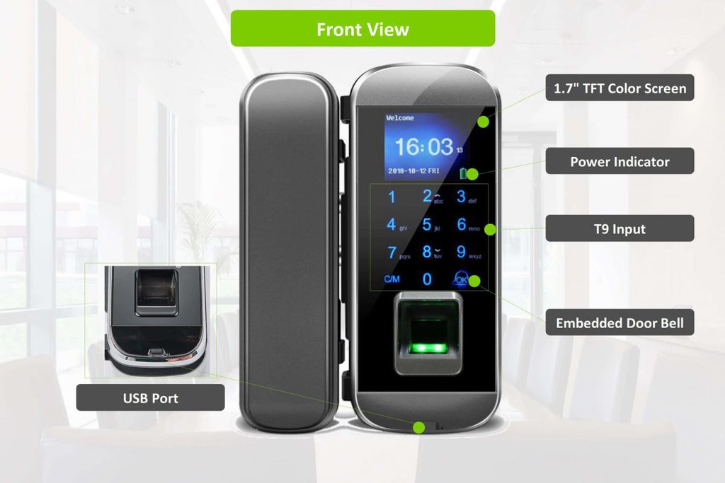 LK-1101 Fingerprint Glass Door Lock Features-04 LK-1101 Fingerprint Glass Door Lock