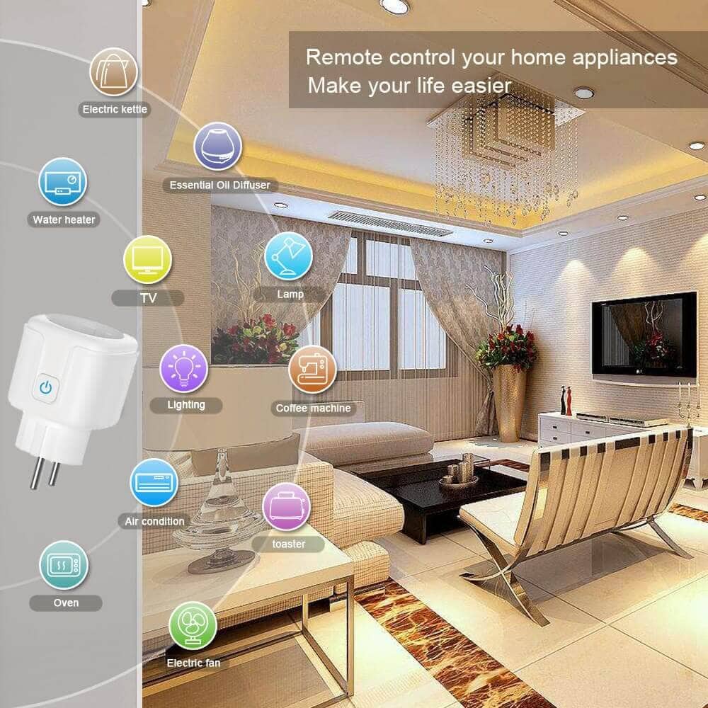 Smart WiFi Power Socket ST100-EU-03-Smart Control on household equipments