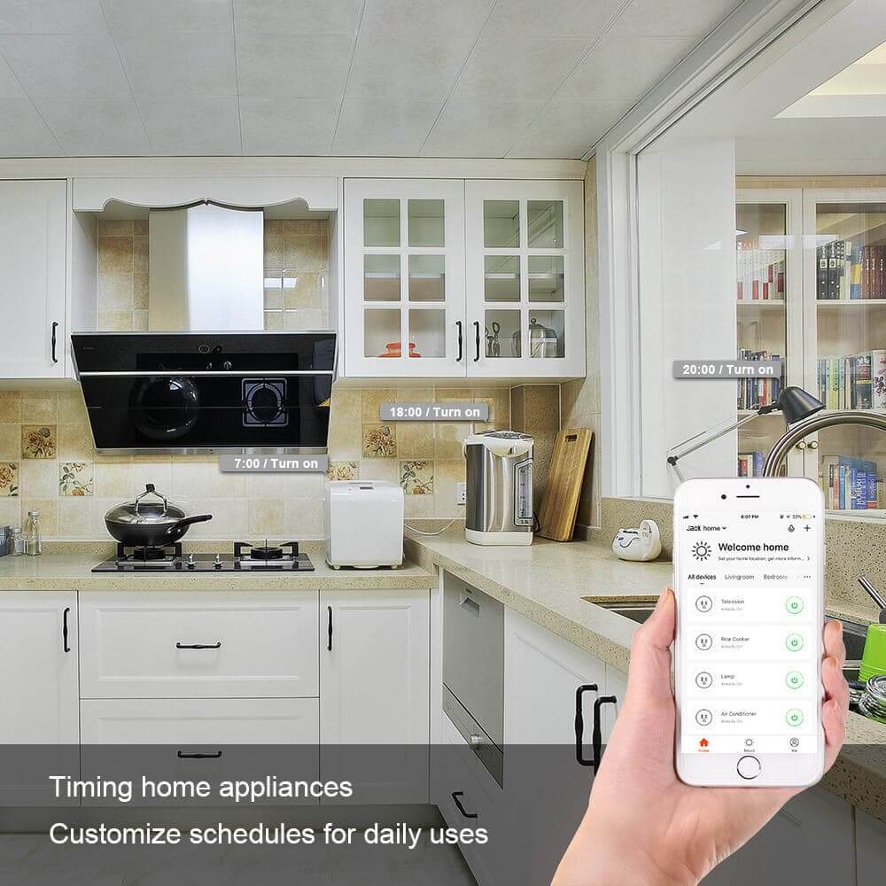 Smart WiFi Power Socket ST100-EU-04-Schedule Management