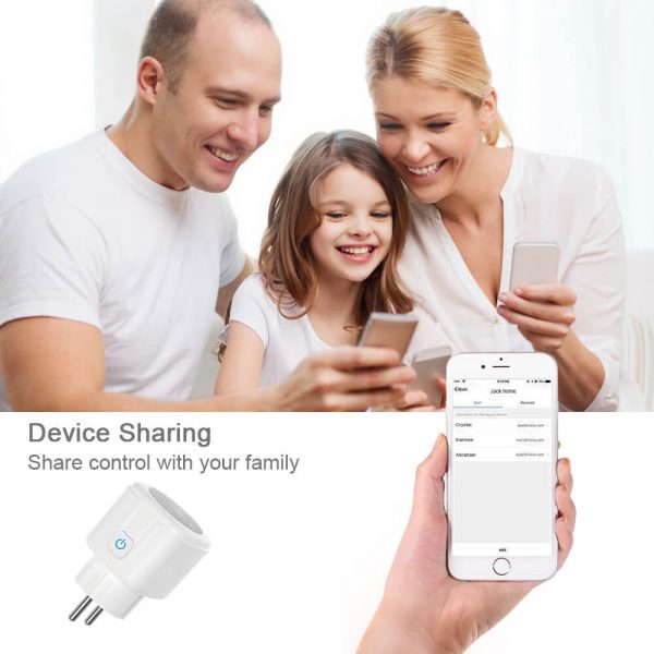 Smart WiFi Power Socket ST100-EU-07-Device Sharing