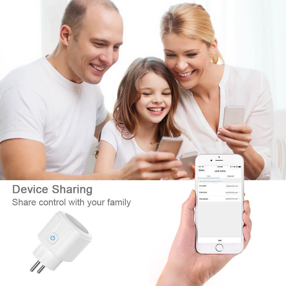 Smart WiFi Power Socket ST100-EU-07-Device Sharing