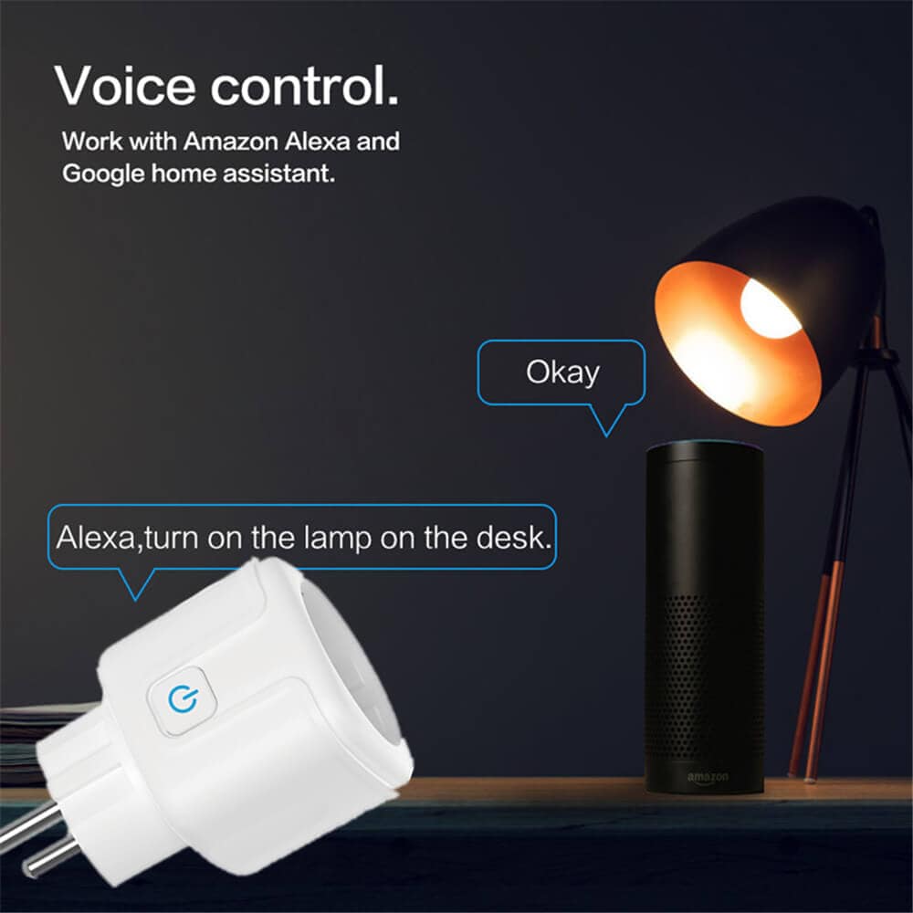 Smart WiFi Power Socket ST100-EU-08-Voice Control