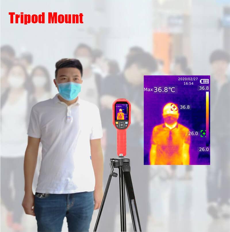 uti165K thermal imaging thermometer with standard tripod mounting port