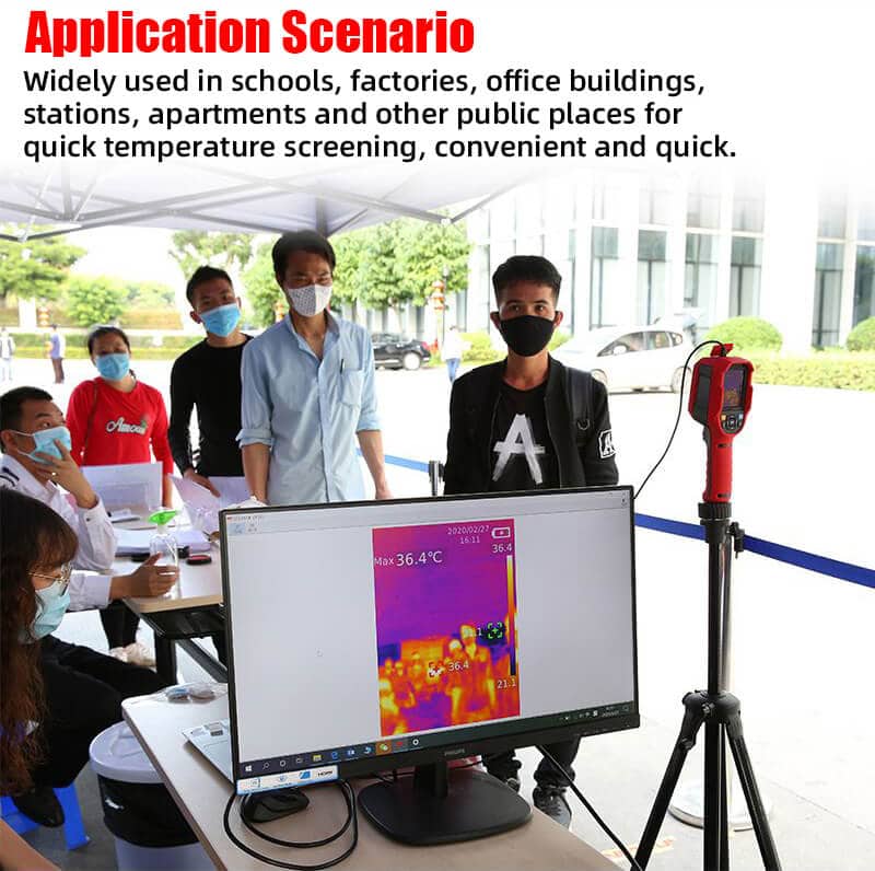 uti165k thermal imaging thermometer wide application