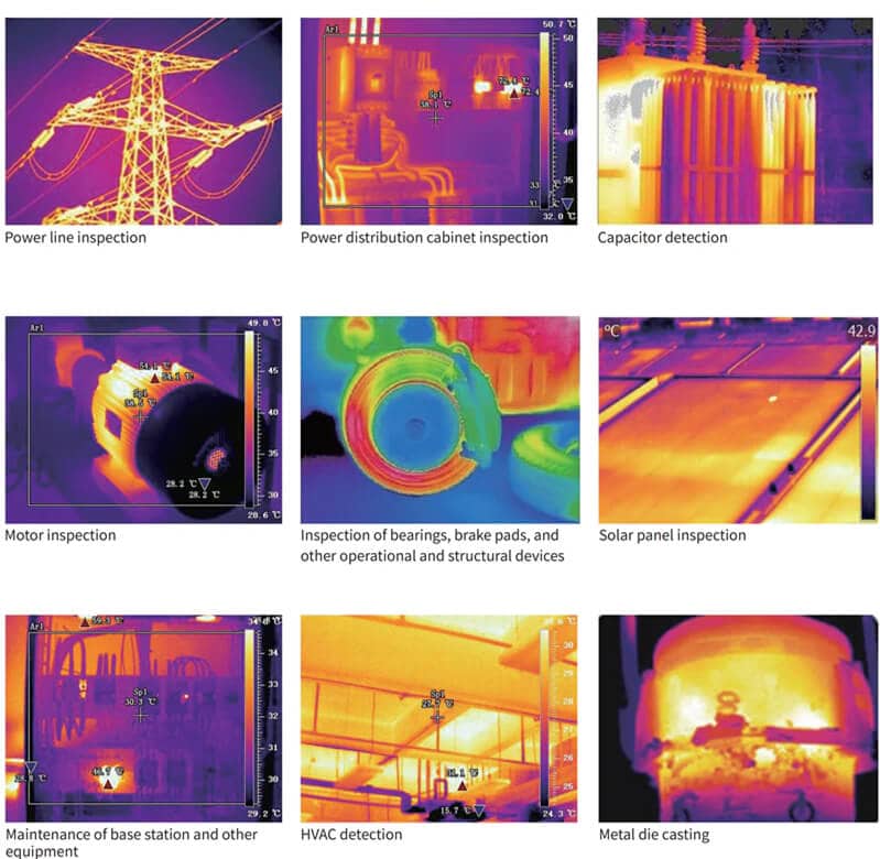 UTI Thermal Imager Cameras Applications Pic