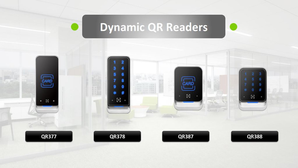 ZKTeco Dynamic QR and RFID Reader-QR377 QR387 ZKTeco Dynamic QR and RFID Reader-QR377 QR387