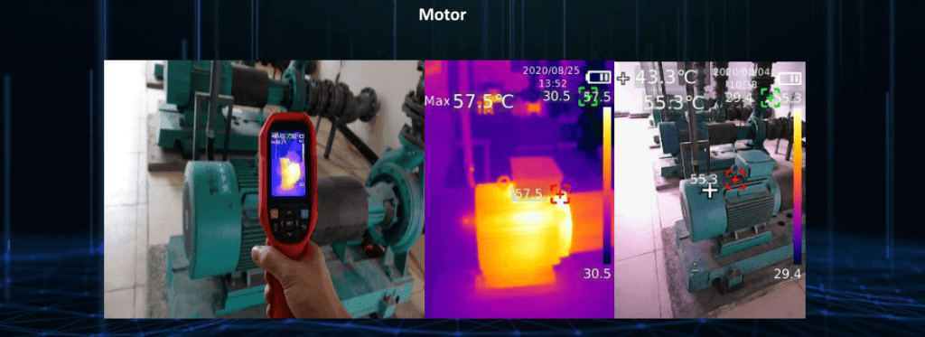 Thermal Imaging Camera Motor Inspection