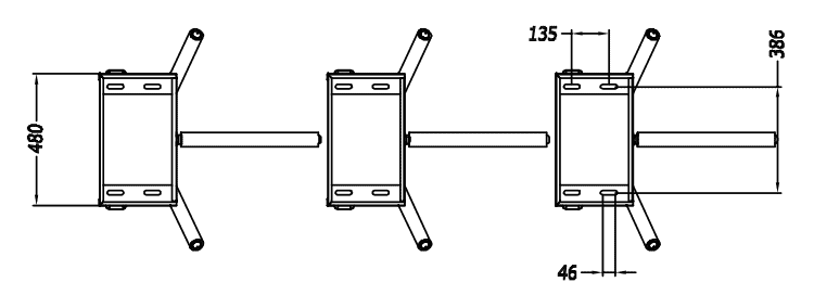 TS129(similar to ZKTeco TS1000) Tripod Turnstile