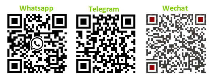 Contact iSecus on wechat, telegram and whatsapp 
