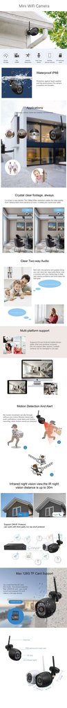 C300 Tuya Waterproof IP Camera 1080P-Features C300 Tuya Waterproof IP Camera 1080P-Features