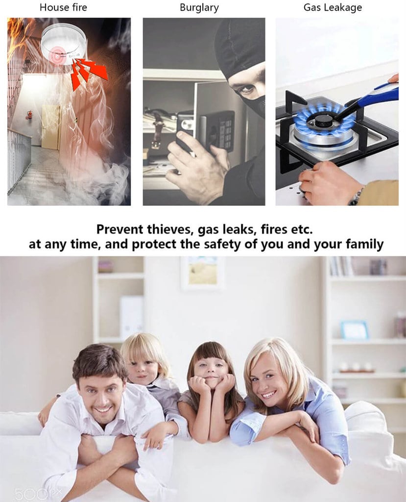 Touch Sreen WiFi Alarm System Kit-P5 Touch Sreen WiFi Alarm System Kit-P5