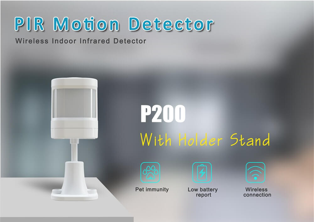 Wireless PIR Motion Detector Pete Immunity-P200-P1