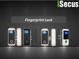 Fingerprint locks for Glass Door from iSecus