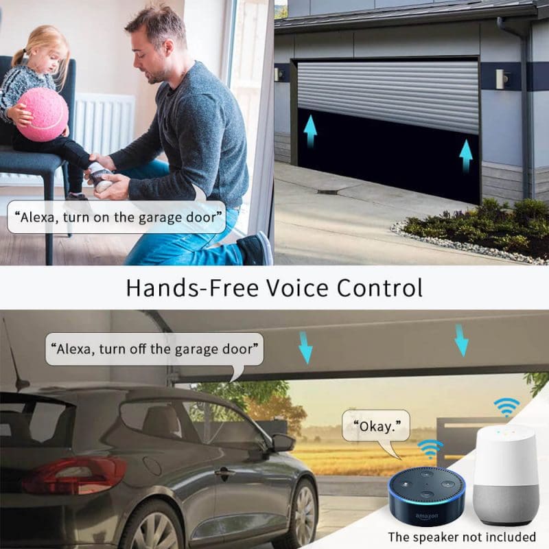 Smart WiFi Garage Control from iSecus-P7