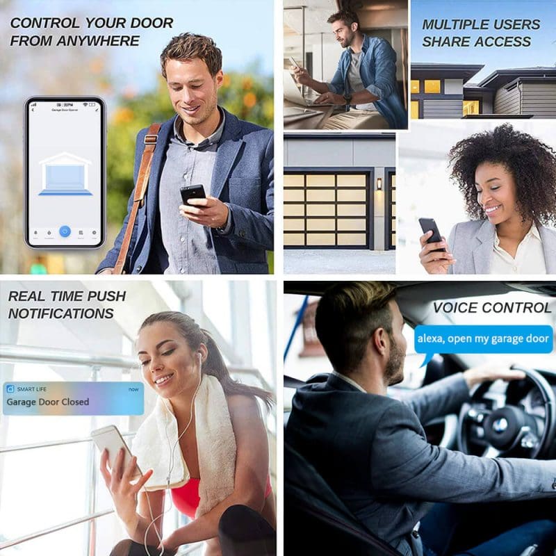 Smart WiFi Garage Control from iSecus-Powerful Functions Smart WiFi Garage Control from iSecus-Powerful Functions