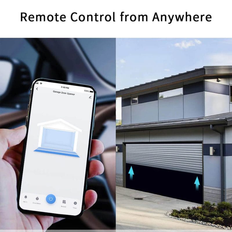 Smart WiFi Garage Control from iSecus Remote Control from cellphone Smart WiFi Garage Control from iSecus Remote Control from cellphone