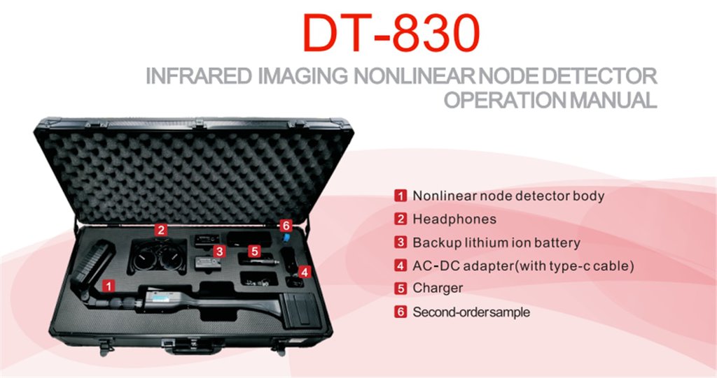 DT-830 Thermal Imaing Non-linear Junction Detector from iSecus-P3
