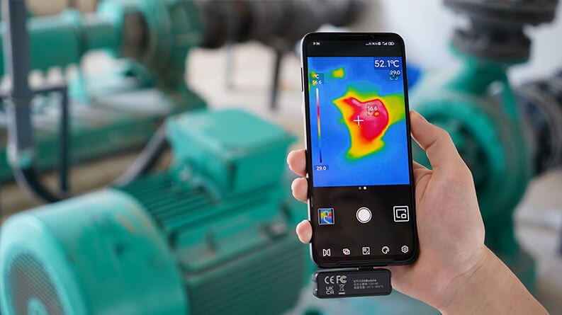 UTi120M Mobile Thermal Imager for Motor Inspection