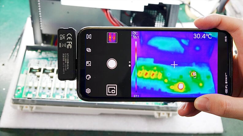 UTi120M Mobile Thermal Imager for PCBA Inspection