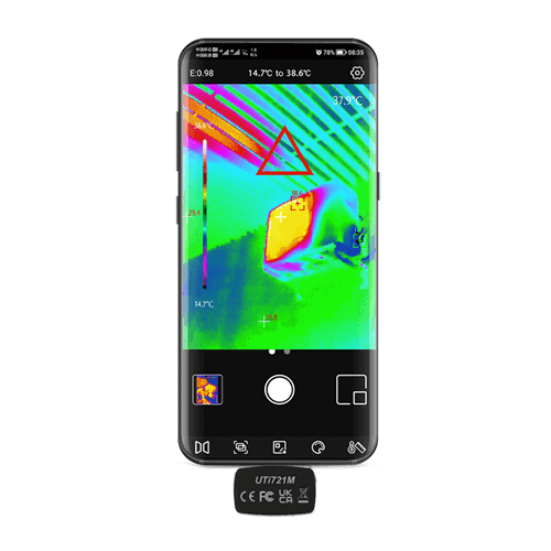 UTi720M Thermal Camera for Smartphone-256X192-P3