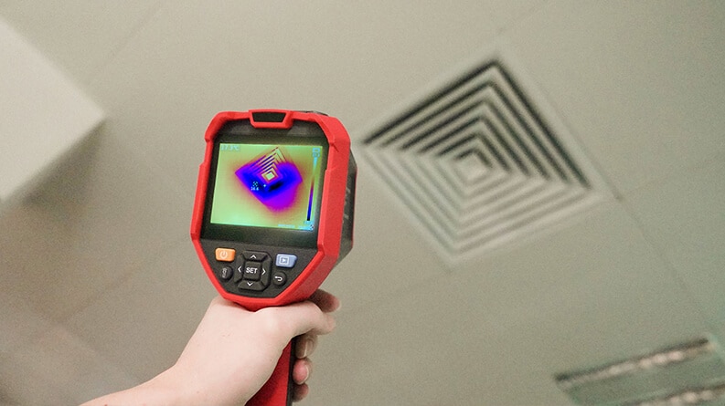 UTi730E Thermal Imaging Camera Application P8-HVAC Inspection
