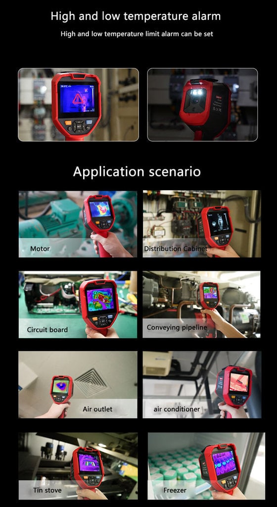 UTi320E Thermal Imaging Camera WiFi Connection 320X240px-iSecus-P11