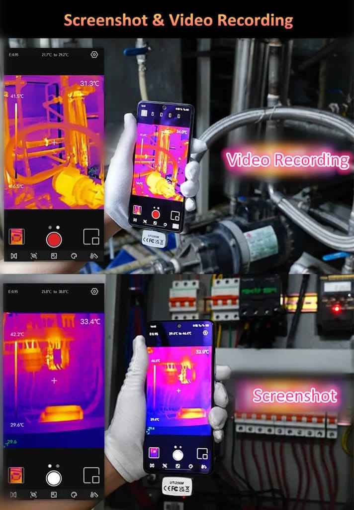 UTi256M Thermal Imaging Camera Smartphone Imager from iSecus-P4