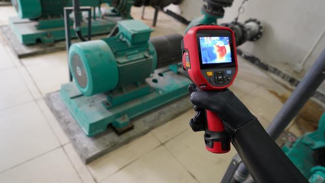 UTi384G Thermal Imaging Camera used for Motor Inspection